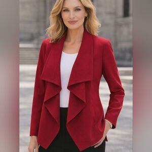 Y2K Kasper Red Women's Jacket. Size US8. Like New Condition.